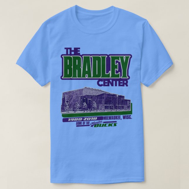 Camiseta Desativar O Estádio De Basquete Do Bradley Center (Frente do Design)