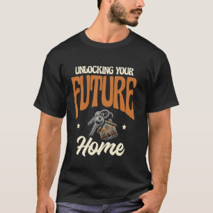 Camiseta Desbloqueando o Seu Futuro Agente Imobiliário Corr