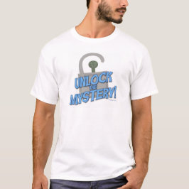 Camiseta Desbloqueie o Mistério Engraçado Design do Slogan