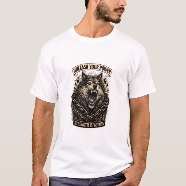 Camiseta Desbloqueie Seu Poder — A Força Está Dentro de Voc (Frente)