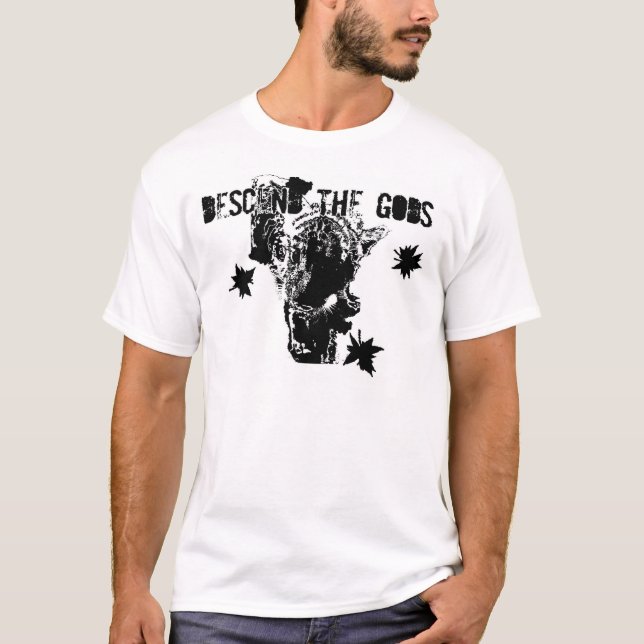 Camiseta Desça o tigre dos deuses (Frente)