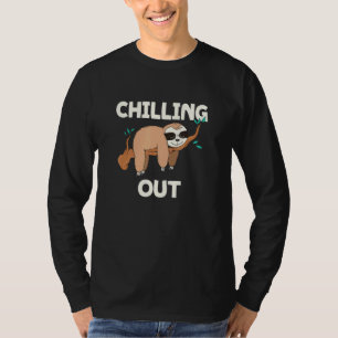 Camiseta Descansando Bicho-Preguiça Férias Bicho-Preguiça T