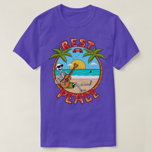 Camiseta Descanse em paz (Frente do Design)