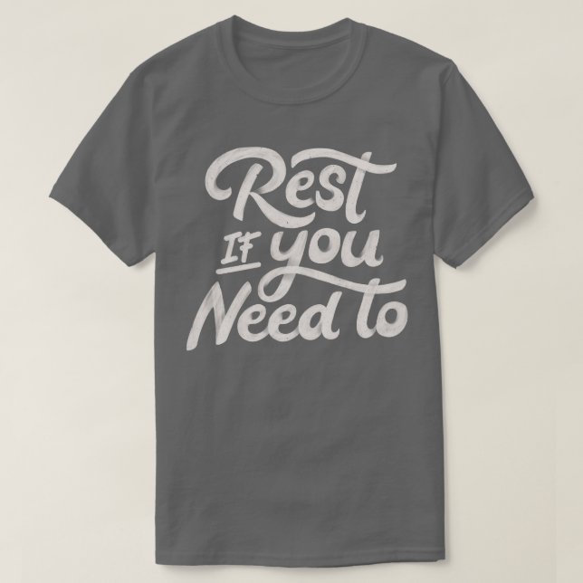 Camiseta Descanse se precisar de Tobe Fonseca (Frente do Design)