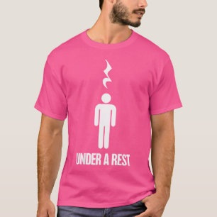 Camiseta Descanso das Mulheres - Lições Divertidas de Piano