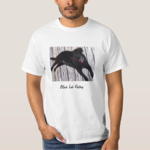 Camiseta Descanso preto do laboratório