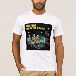 Camiseta Descanso Retro em Paz - Noite de Cinema com Esquel