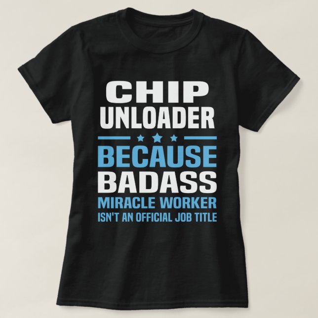 Camiseta Descarregador de Chip (Frente do Design)