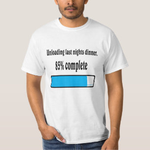 Camiseta Descarregar as últimas noites janta.