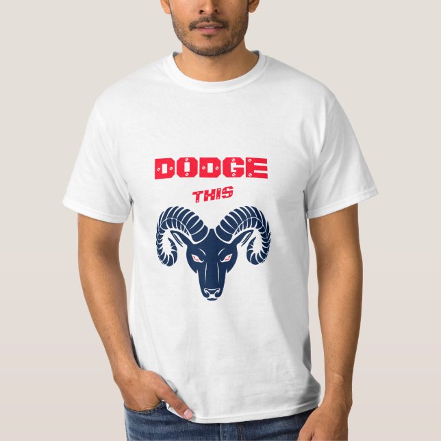 Camiseta Descarte Este Ram Aries Patriótico Pérola Azul (Frente)