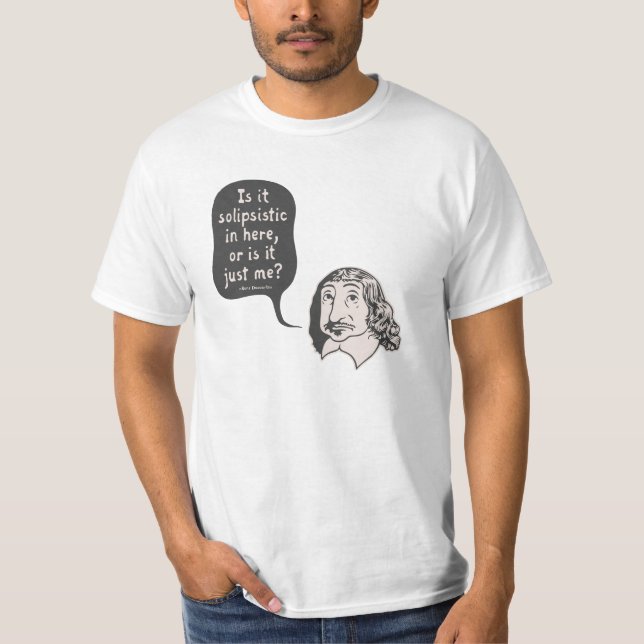 Camiseta Descartes Solipsistic (Frente)