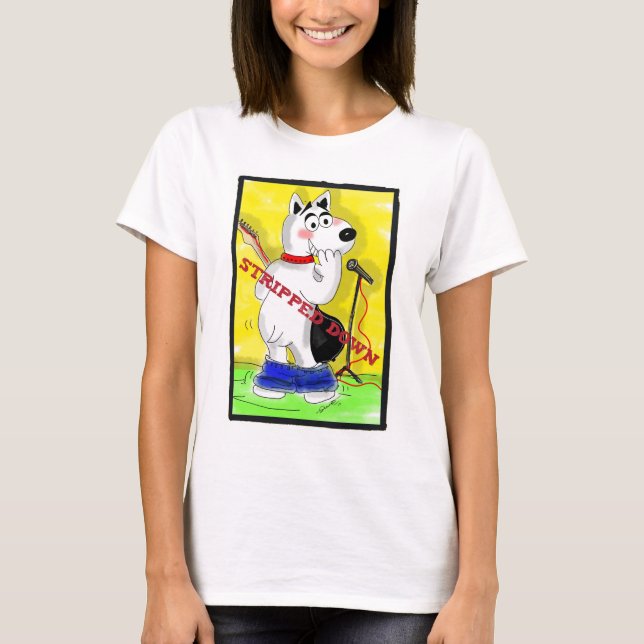 Camiseta Descascado para baixo (Frente)