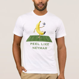 Camiseta Descasque Como um Campeão Banana de Futebol Engraç