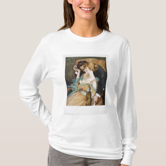 Camiseta Descasque-o amor para tocar em Mary Greene (Frente)