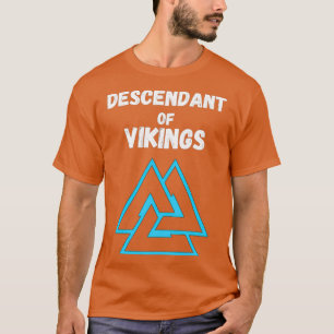 Camiseta Descendente De Vikings