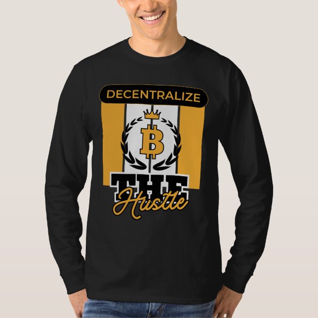Camiseta Descentralize o Hustle™ Crypto Rebellion Edition (Frente)
