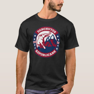 Camiseta Deschutes Republicanos 2023 NOVO Logotipo