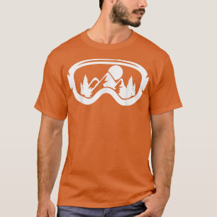Camiseta Descida alpina S de inverno Deslizando em neve