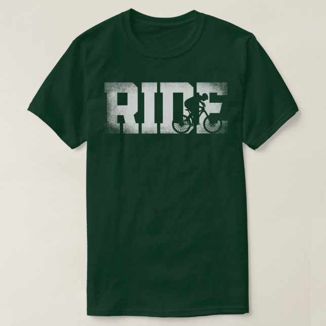 Camiseta Descida de Anel de Montanha do Enduro MTB R (Frente do Design)