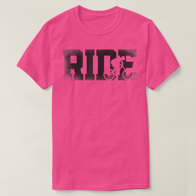 Camiseta Descida de Anel de Montanha do Enduro MTB R (Frente do Design)