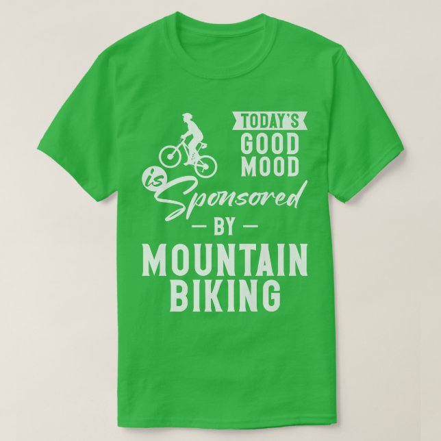 Camiseta Descida de Anel Montada MTB Enduro T (Frente do Design)