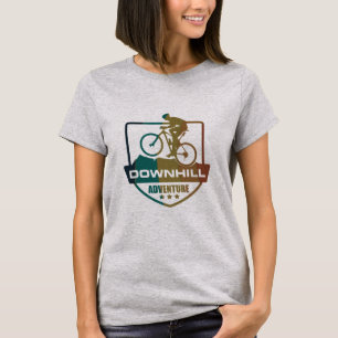 Camiseta Descida de bicicleta de montanha