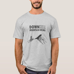 Camiseta Descida de bicicleta de montanha
