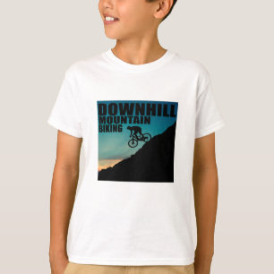 Camiseta Descida de bicicleta de montanha