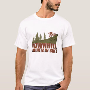 Camiseta Descida de bicicleta de montanha