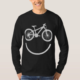 Camiseta Descida de bicicleta de montanha MTB Engraçado Pre