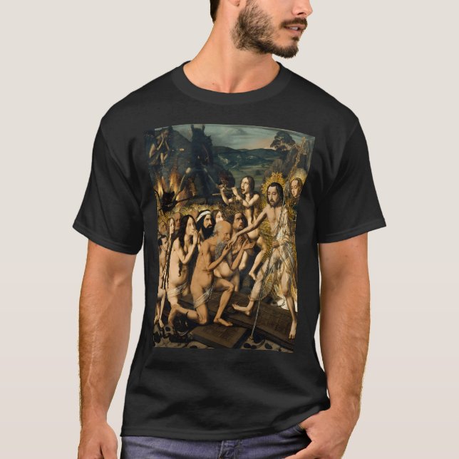 Camiseta Descida Do Cristo No Limbo Por Bartolome Bermejo (Frente)