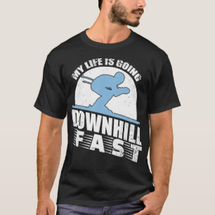 Camiseta Descida Engraçado Presente Para Crianças Mulheres