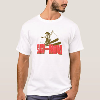 Camiseta Descida Esqui de neve Esqui Haw Winter Sports Cowb