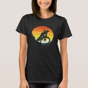 Camiseta Descida Mountain Biker - Montanha MTB do tórax