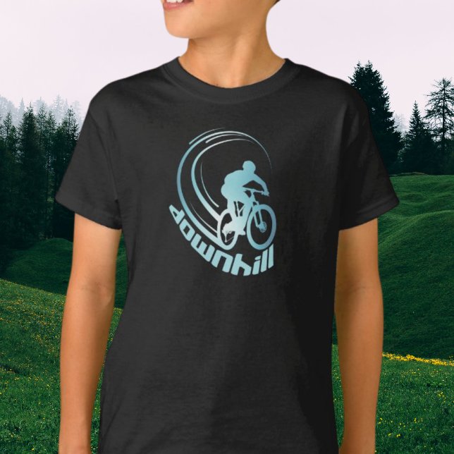 Camiseta Descida Mountainbike, crianças de roupas MTB (Criador carregado)