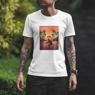 Camiseta Descida Skate Watercolor