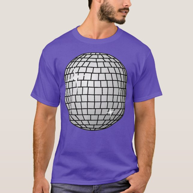 Camiseta Desco Ball 80s Tema Dance Party Premium (Frente)