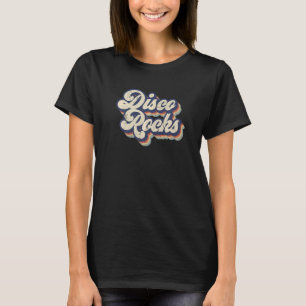 Camiseta Desco Rocks Retro 70s Estilo estético Homens Mulhe