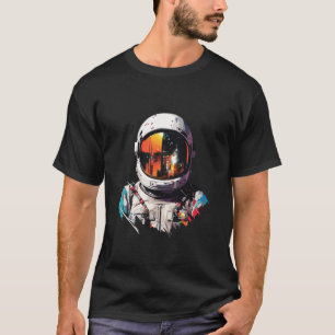 Camiseta Descoberta Astronauta de Aventura Mundial do Espaç