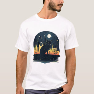 Camiseta Descoberta da Cidade da Bela Animal de Cat