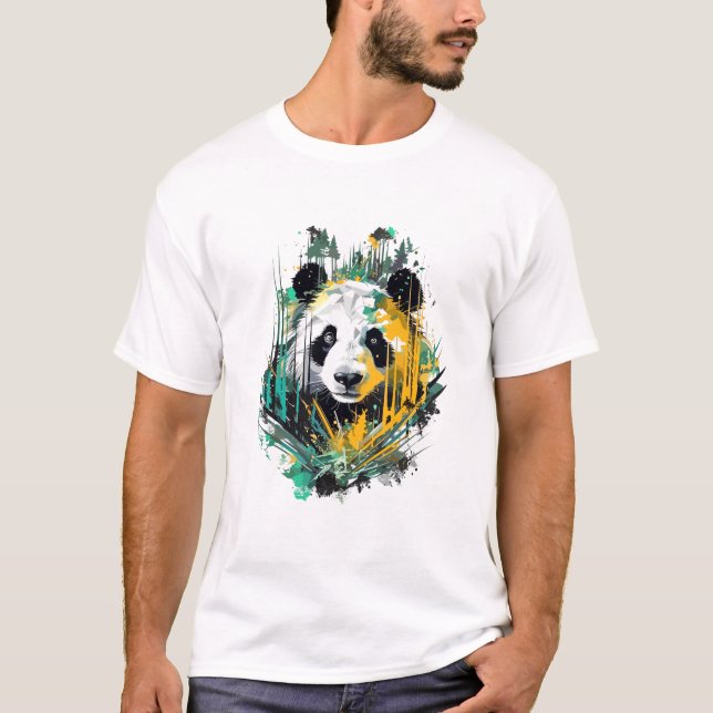 Camiseta Descoberta de Beleza da Vida Selvagem do Mundo Ani (Frente)
