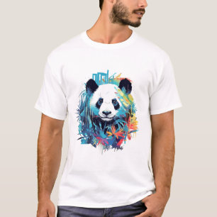 Camiseta Descoberta de Beleza da Vida Selvagem do Mundo Ani