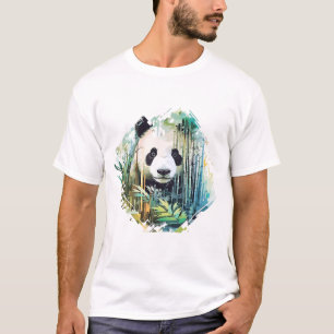 Camiseta Descoberta de Beleza da Vida Selvagem do Mundo Ani
