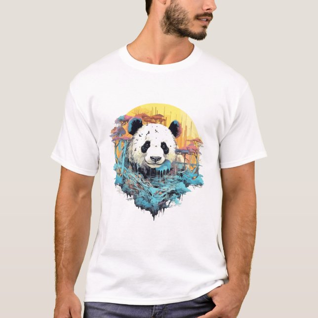Camiseta Descoberta de Beleza da Vida Selvagem do Mundo Ani (Frente)