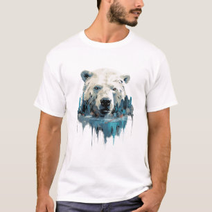 Camiseta Descoberta de Natureza Selvagem de Beleza Animal d