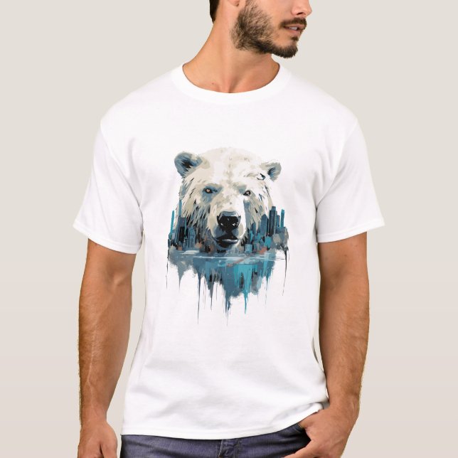 Camiseta Descoberta de Natureza Selvagem de Beleza Animal d (Frente)