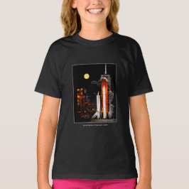 Camiseta Descoberta de Shuttle Espacial e Lua Cheia em 2009