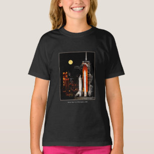 Camiseta Descoberta de Shuttle Espacial e Lua Cheia em 2009