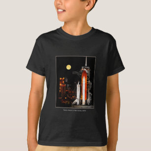 Camiseta Descoberta de Shuttle Espacial e Lua Completa em 2
