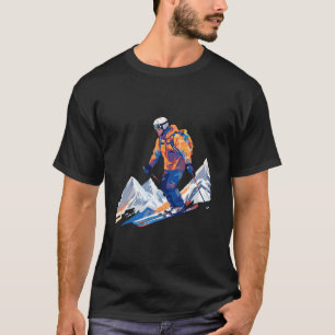 Camiseta Descoberta de Voz de Divertimento na Montanha de W